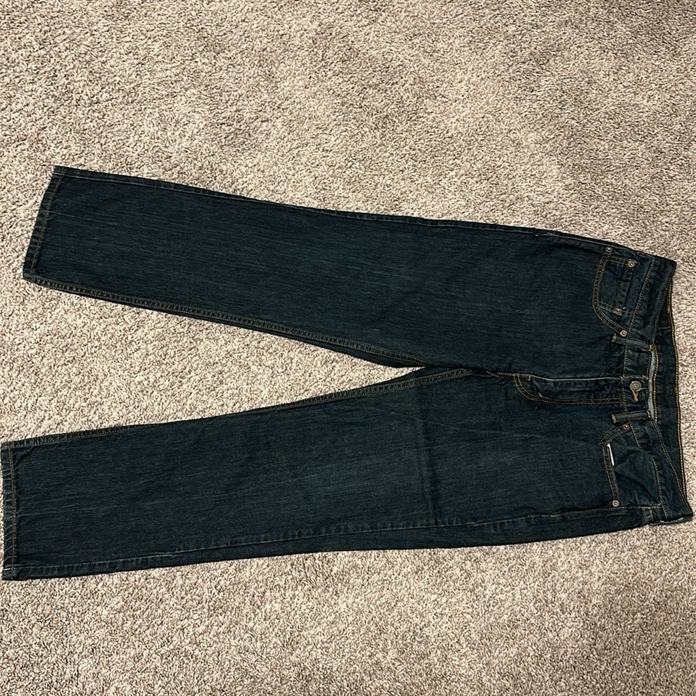 Men's Levi 514 Jeans - Dark/Black Wash 34/30 - Picture 5 of 5